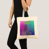 Zomer vibes jongen surfen. tote bag (Voorkant (product))