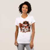 Zomer vibes met mama en Fransen T-shirt (Voorkant volledig)