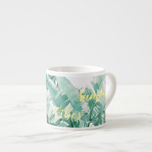 Zomer Vibes Palm Bladeren Espresso Koffiemok Kop