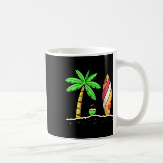 Zomer Vibes Palmboom Surfplank Surfer Kokosnoot S Koffiemok