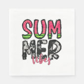 Zomer Vibes papier servet (Voorkant)