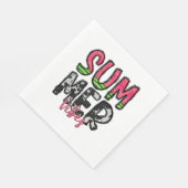 Zomer Vibes papier servet (Hoek)