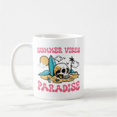Zomer Vibes Paradijs - Skull Koffiemok (Links)