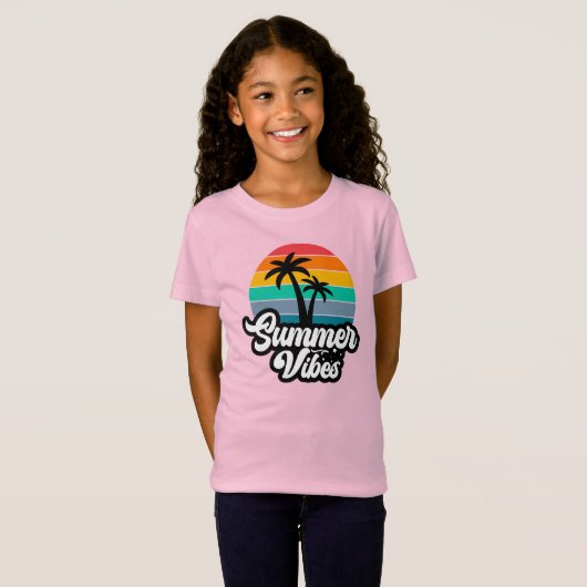 Zomer Vibes Paradise-32922 T-shirt (Voorkant volledig)
