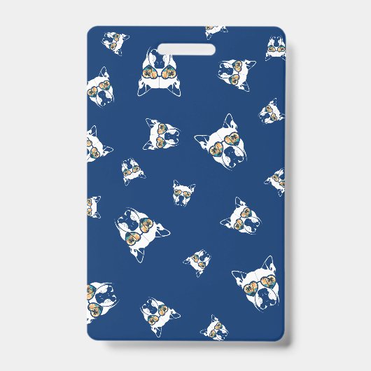 zomer vibes pitbull Leraar Hal Pass Badge (Voorzijde)