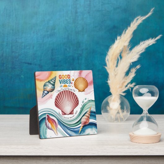 Zomer Vibes Retro Beach Illustratie Fotoplaat (Insitu)