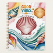 Zomer Vibes Retro Beach Illustratie Planner (Voorkant)
