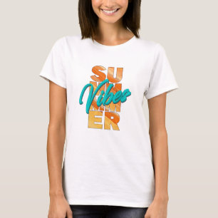 Zomer Vibes Retro Zomer T-shirt