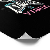 Zomer Vibes Spooky Summer Pumpkin Classic Poster (Hoek)