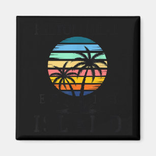 Zomer vibes strand zonsondergang zuid carolina hil magneet