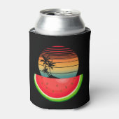 Zomer Vibes Sunset Watermelon Blikjeskoeler (Blikje Voorkant)