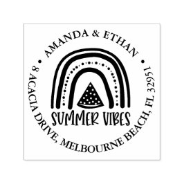 Zomer Vibes thema Zelfinktende Stempel