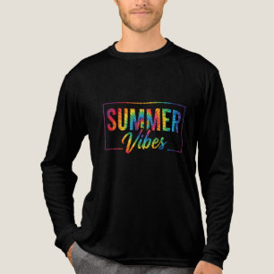 ZOMER Vibes Tie-Dye T-Shirt – Kleurrijke Regenboog