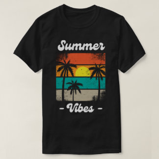 Zomer Vibes Vakantie Strand Grappig T-shirt