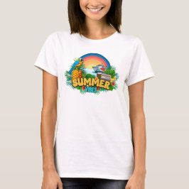 Zomer Vibes Vakantie Strand T-shirt