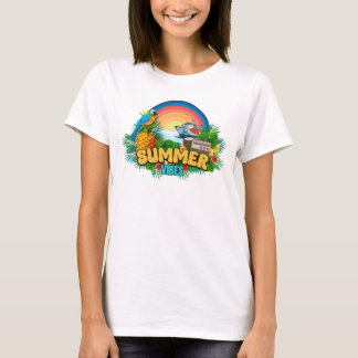 Zomer Vibes Vakantie Strand T-shirt