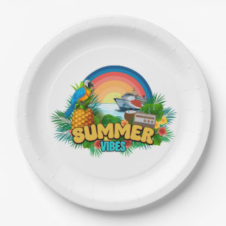 Zomer Vibes Vakantie Strandfeest Papieren Bordje