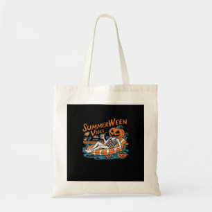 Zomer vibes voor Spooky Summer, Halloween Gift Tote Bag