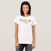 Zomer Vibes Vrouwen T-shirt (Voorkant volledig)