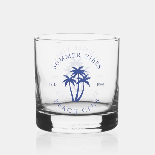 Zomer Vibes Whisky Glas (Voorkant)