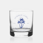 Zomer Vibes Whisky Glas (Achterkant)