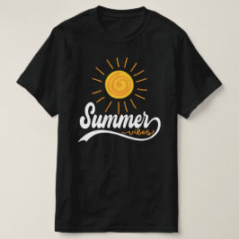 Zomer Vibes - Zonneschijn Heren Zwart T-shirt