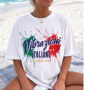 Zomer Vibrazioni Italiane T-Shirt Trip Tshirt