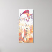 Zomer (vier seizoenen), Alphonse Mucha Canvas Prin (Voorkant)