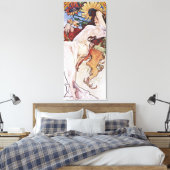 Zomer (vier seizoenen), Alphonse Mucha Canvas Prin (Insitu (Slaapkamer))