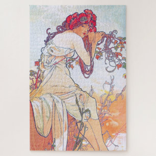 Zomer (vier seizoenen), Alphonse Mucha Legpuzzel