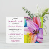 ZOMER VIERING FEEST EVENT UITNODIGEN KAART (Staand voorkant)