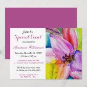 ZOMER VIERING FEEST EVENT UITNODIGEN KAART (Voorkant / Achterkant)