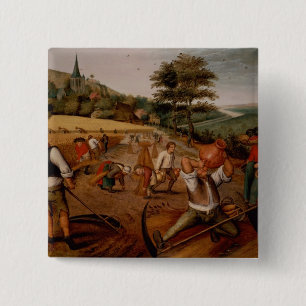 zomer vierkante button 5,1 cm