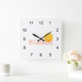 zomer vierkante klok (Huis)