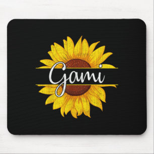 Zomer Vintage Gele Zonnebloem Grafische Zonnebloem Muismat
