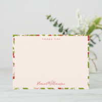 Zomer Vintage Rode Kersen Aangepaste Bruiloftsdouc