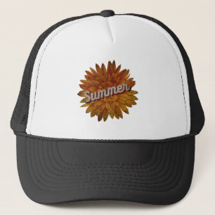 ZOMER VINTAGE ZONNEBLOEM TRUCKER PET