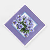 Zomer Viooltje Servet (Hoek)