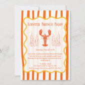 Zomer Vis en zeevruchten Bash - Lobster Boil Brunc Kaart (Voorkant)