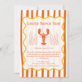 Zomer Vis en zeevruchten Bash - Lobster Boil Brunc Kaart