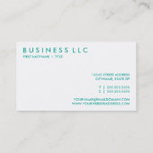 zomer. visitekaartje (Achterkant)