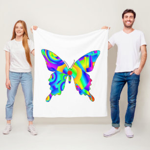 Zomer Vlinder Fleece Deken