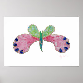 Zomer Vlinder Print