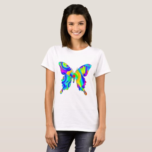 Zomer Vlinder T-shirt (Voorkant volledig)