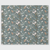 Zomer Vlinders en Wildbloemen Cadeaupapier (Vlak)