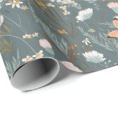 Zomer Vlinders en Wildbloemen Cadeaupapier (Rol Hoek)