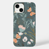 Zomer Vlinders en Wildbloemen Case-Mate iPhone Case (Achterkant)