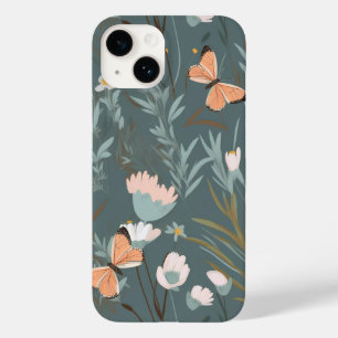 Zomer Vlinders en Wildbloemen Case-Mate iPhone 14 Hoesje