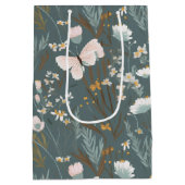 Zomer Vlinders en Wildbloemen Medium Cadeauzakje (Achterkant)