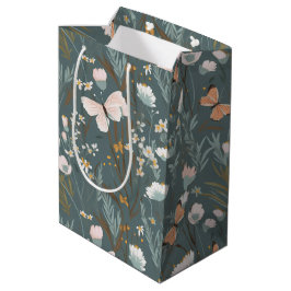 Zomer Vlinders en Wildbloemen Medium Cadeauzakje